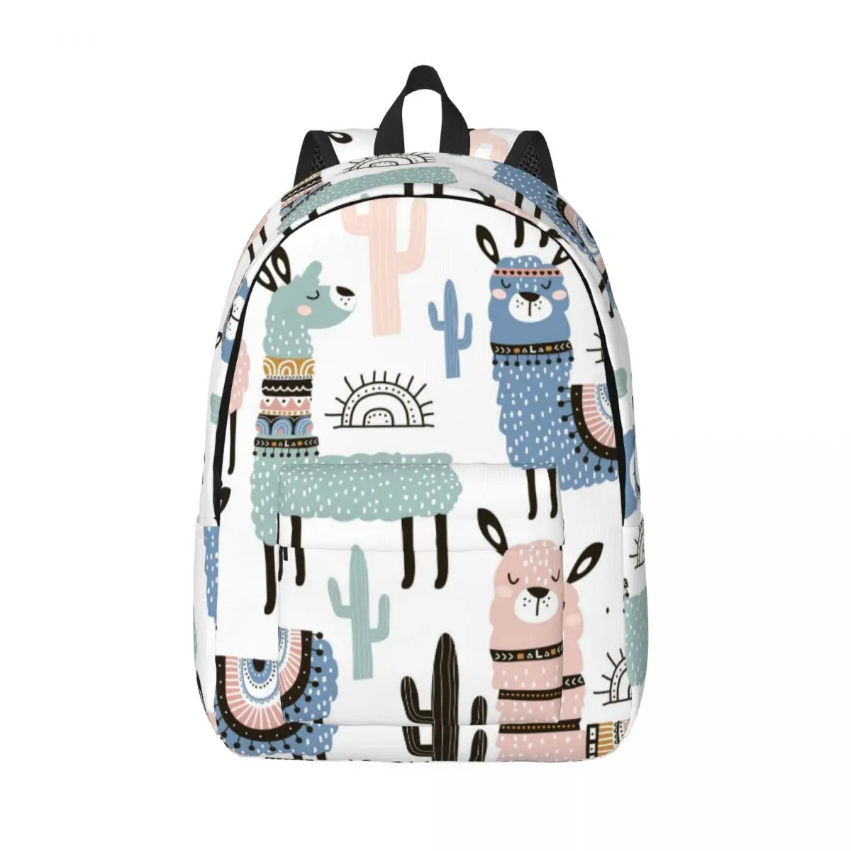 Студентски чанта, Скъпа раница с лама и кактусом, лека раница за родителите и децата на двойката, чанти за лаптоп