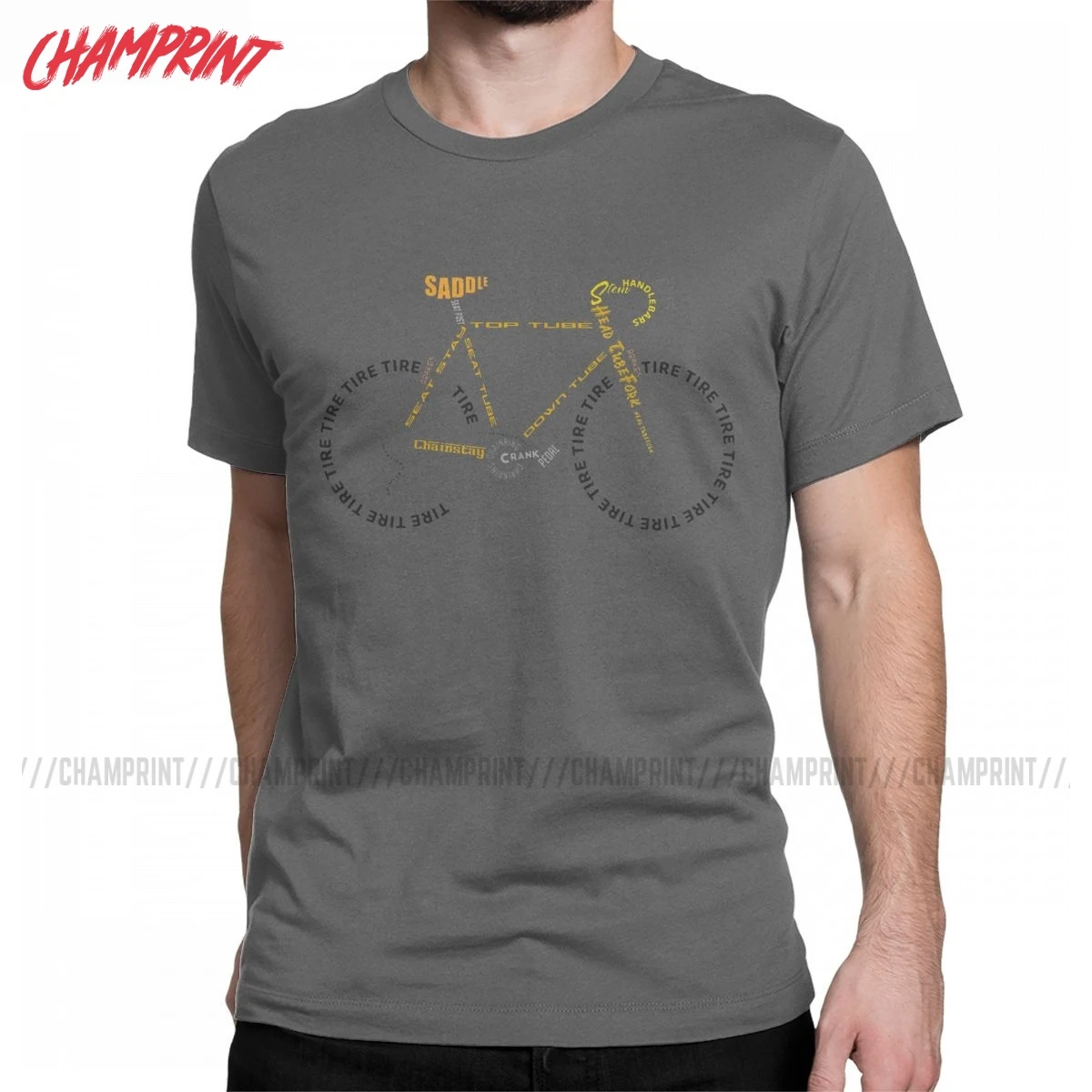 Изкуството на анатомията на велосипеди, колоездене е живот на тениска за мъже, в памучна тениска за почивка на велосипед, тениска с къс ръкав, летни дрехи