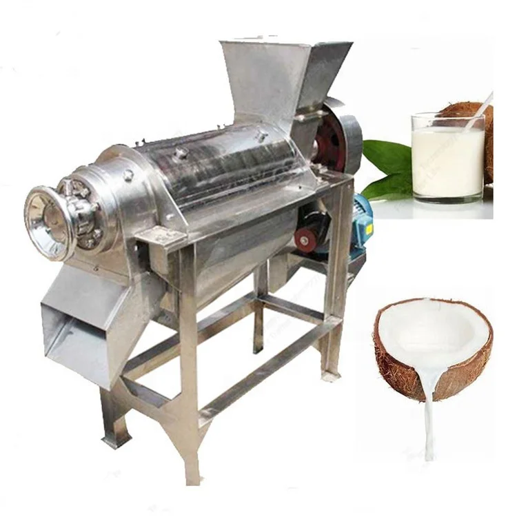 аспиратор кокосово мляко / сокоизстисквачка за кокосово мляко / машина за пресовано кокосово мляко