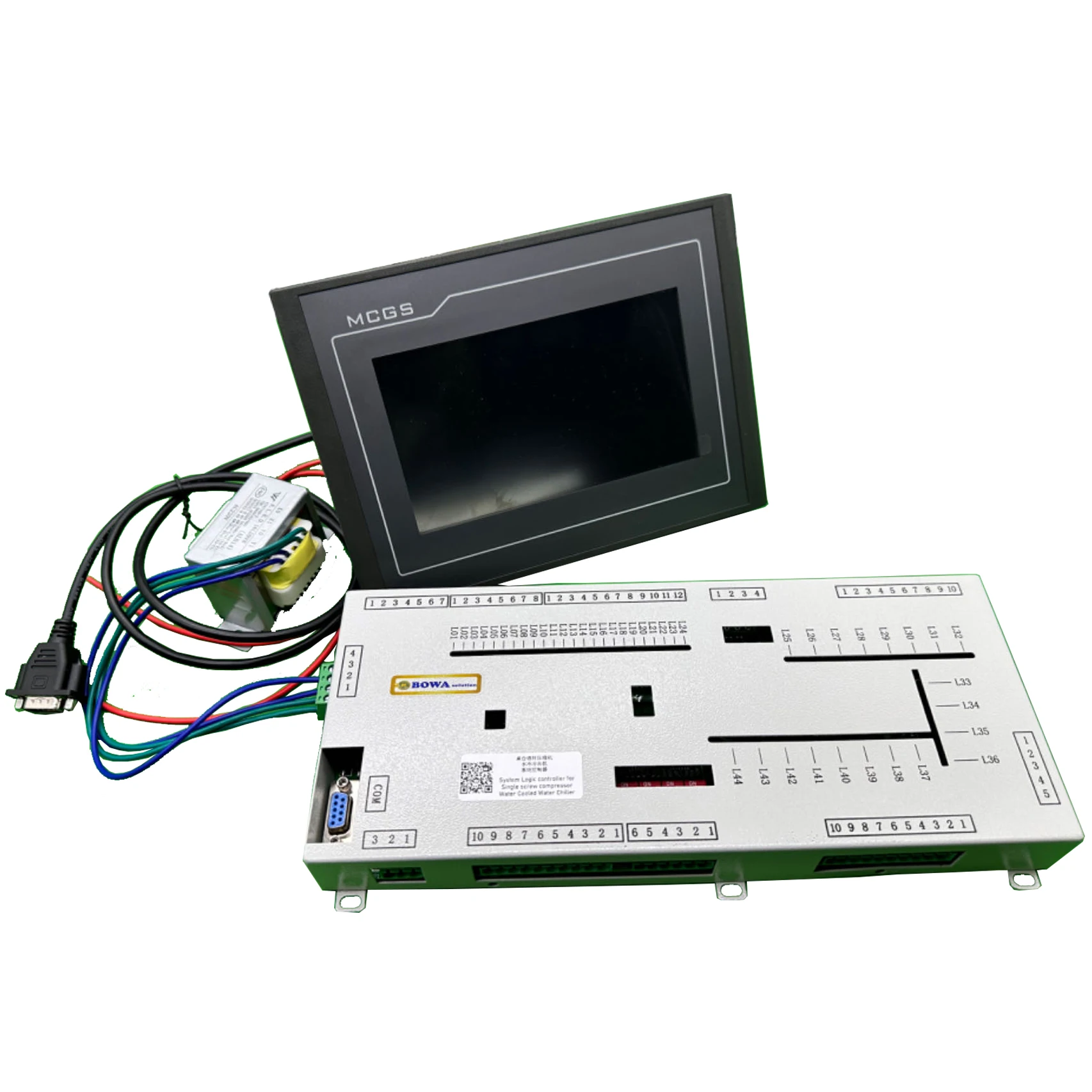 Одновинтовой компресор CCS121 система за охлаждане на вода микрокомпьютерный контролер осигурява цялостна логика и електрическо управление