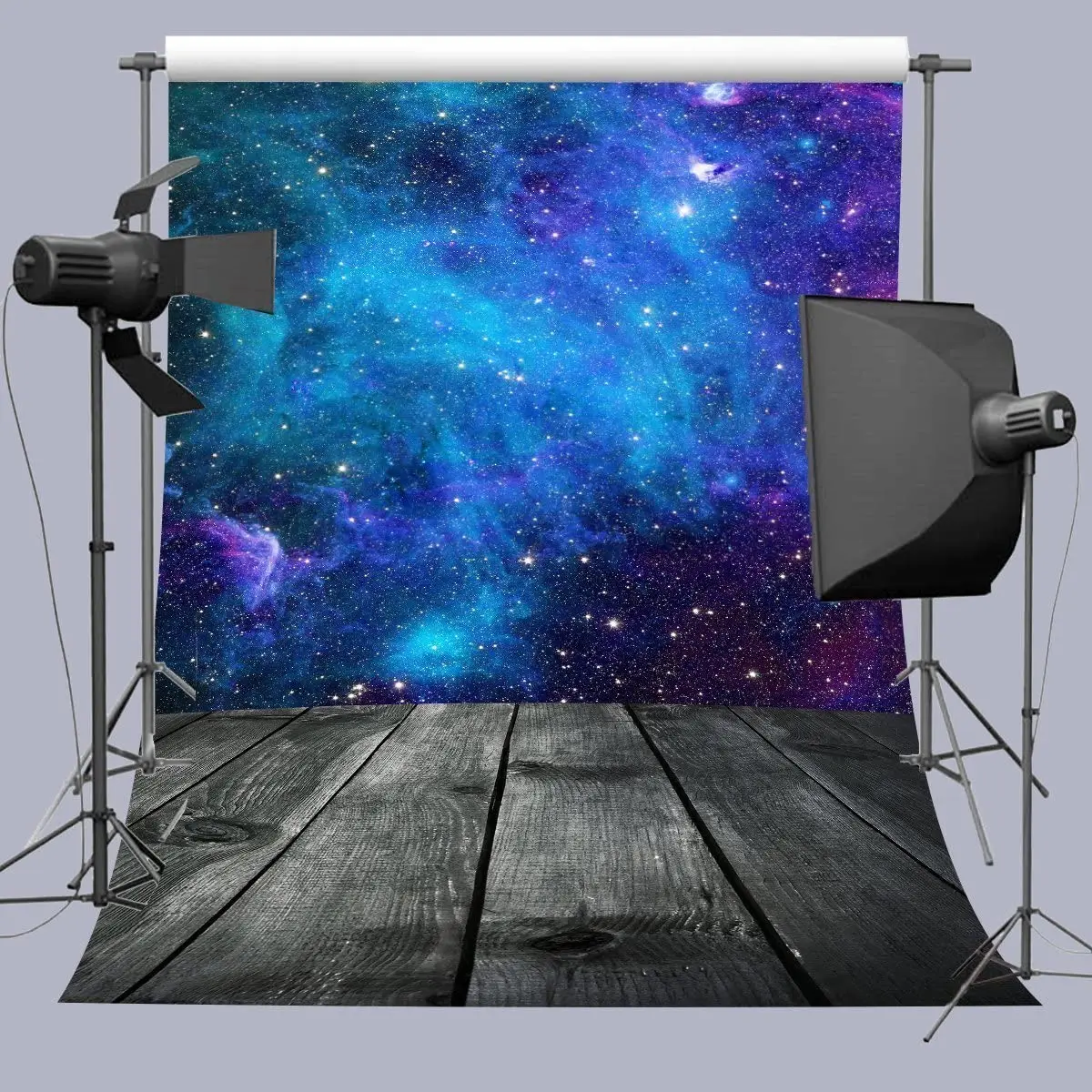 На заден план Фон за снимки на Звездното Небе и Космически парти Детски Реквизит за снимки Банер-плакат