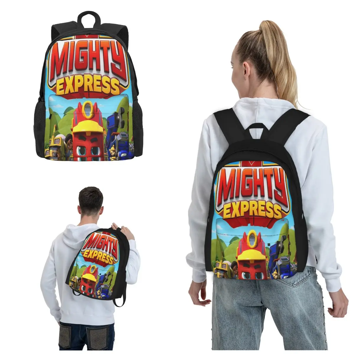 Раница Mighty Express, модни пътна чанта, раница за мъже и жени, раница с изображение