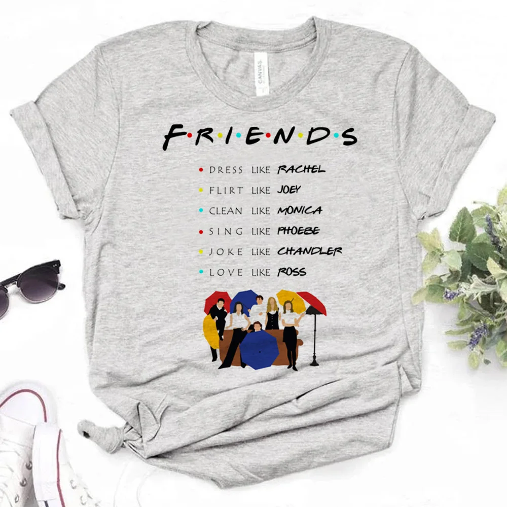 Тениски Friends Chandler, дамски дизайнерски блузи, дамски комикси, аниме, забавно облекло
