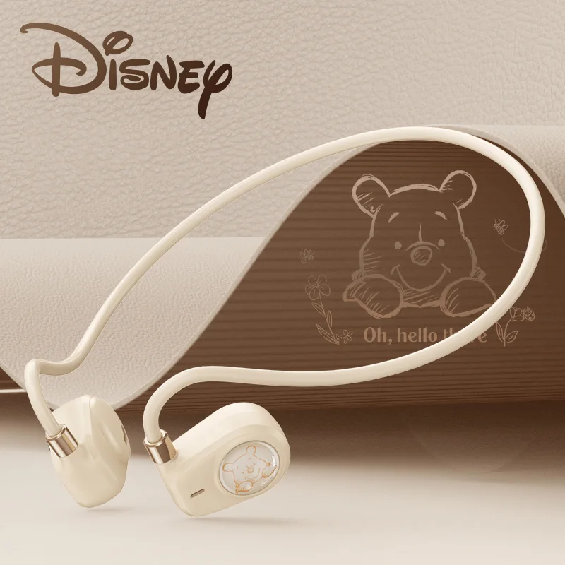 Оригинални Безжични Bluetooth Слушалки Disney QS-Q2 Air 5.0 HD Гласова Музикални Слушалки с Шейным Ръб Спортни Модерни Слушалки с микрофон