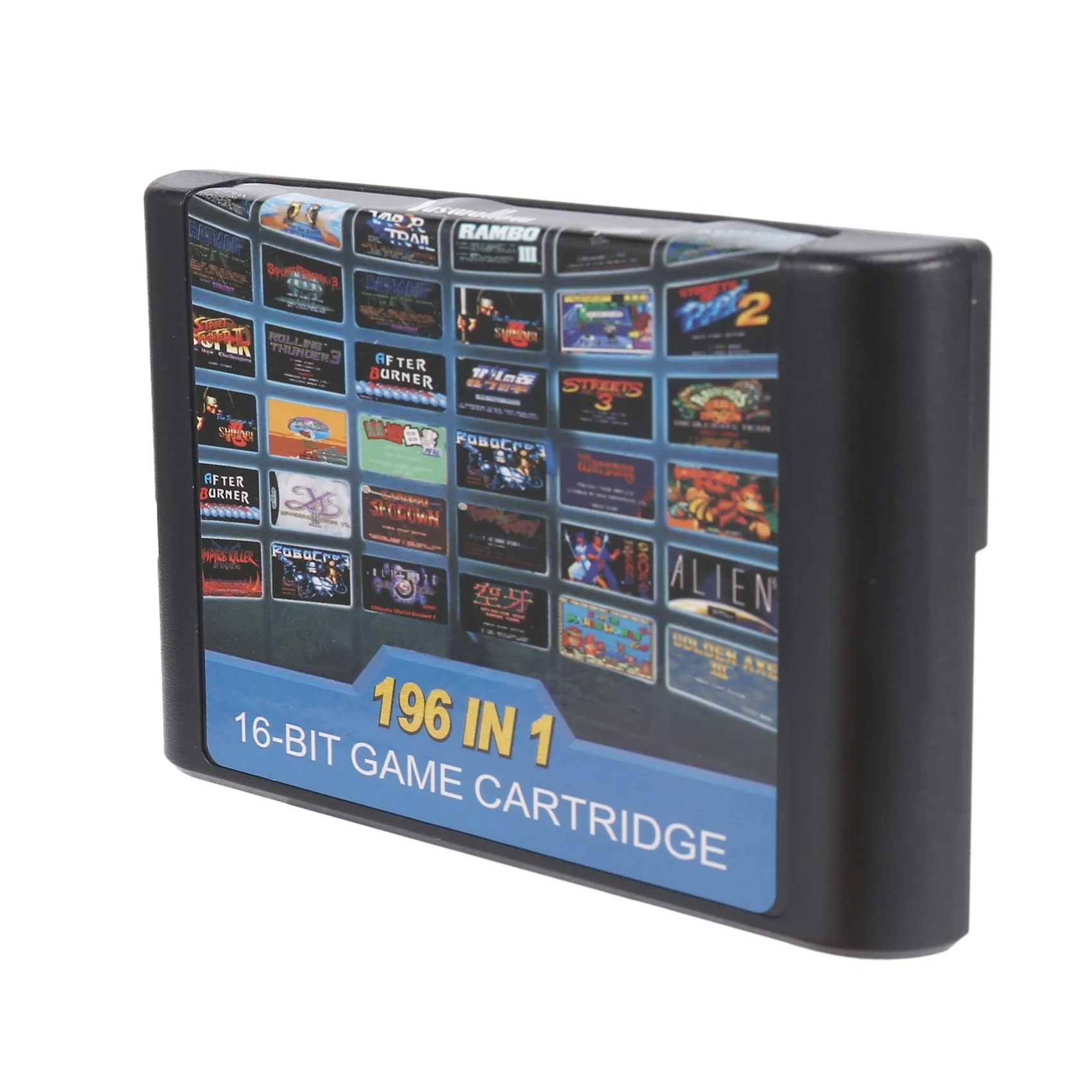 Мультиигровой касета 196 1 по-Добре, отколкото 112 в 1 и 126 в 1 за Sega Mega Drive за PAL и NTSC