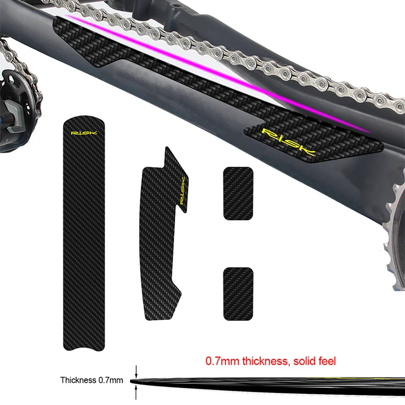 Защитен стикер на велосипедную верига на РИСКА, защита на рамки от надраскване, защитен калъф за колан, маркуч, вериги за шоссейного велосипед МТВ, аксесоари за колоездене