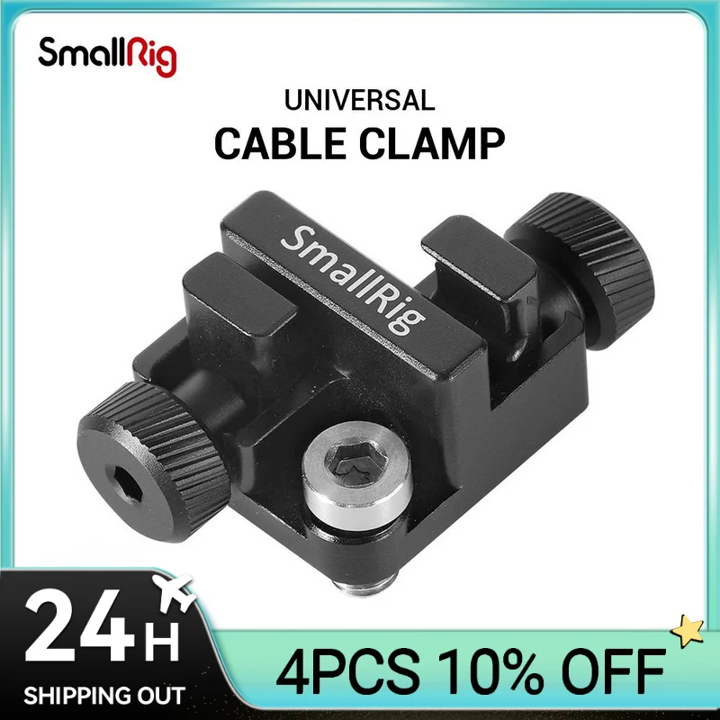 Универсален кабел скоба SmallRig за камерата DLSR Подходящ за кабели с диаметър 2-7 мм, като кабел, микрофон, кабел за захранване BSC2333