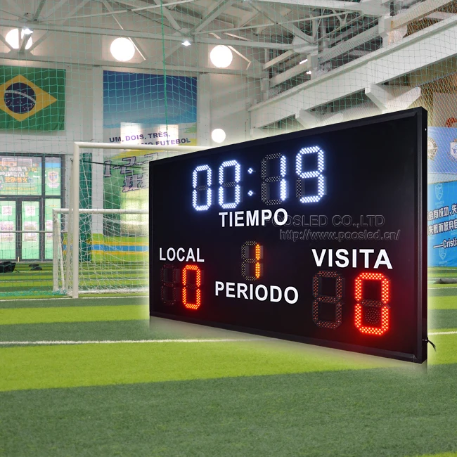 цифрова футболно табло с добро качество, led баскетболното табло, дигитално табло за показване на резултати, led футболно табло