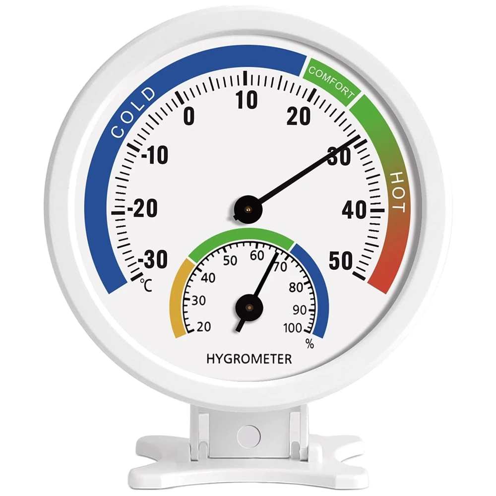 Влагомер, Термометър Вътрешен Външен Влагомер 3-инчов влага Монитор с настолна стойка
