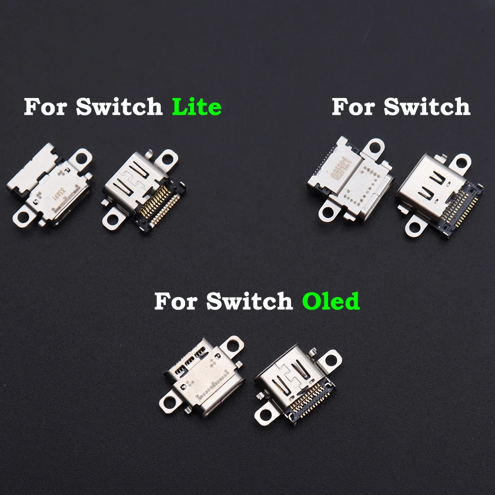 Оригинална новост за OLED-конзола NS Nintendo Switch Lite USB Type-C Конектор за зареждане на храна