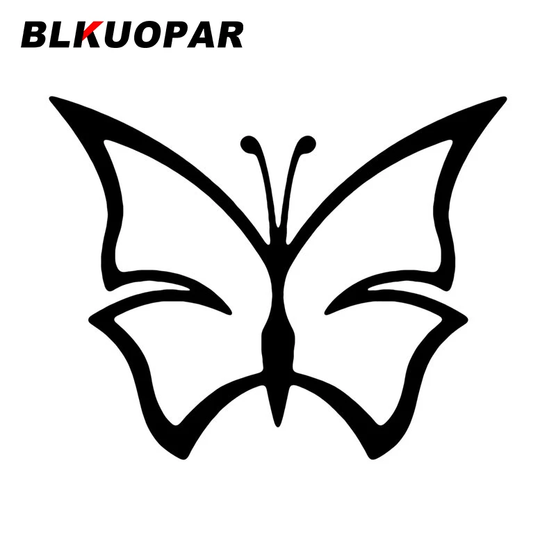 BLKUOPAR Красива Пеперуда Симетрични Автомобилни Стикери Водоустойчив Креативна Стикер Самоличността на Климатик на Прозореца Автомобили Етикет