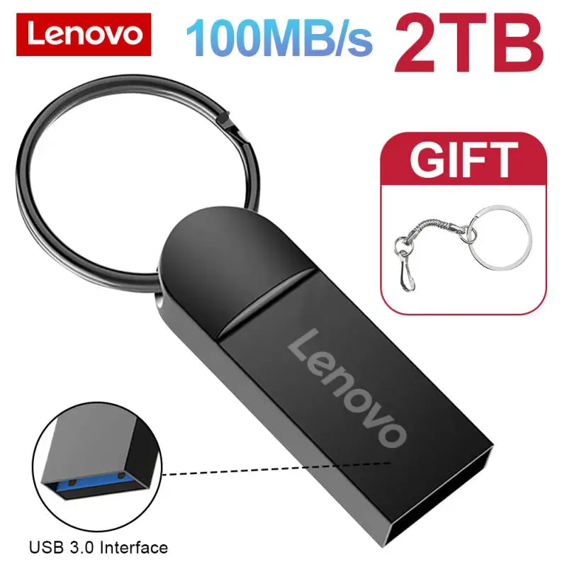 Lenovo 2TB Метални Флаш памети Usb 3.0 и Високоскоростна Карта 1TB 512GB Usb устройство на Портативен SSD Memoria Usb Flash Disk TYPE-C Адаптер