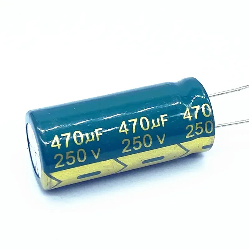 5 бр./много висока честота на низкоомный алуминиеви електролитни кондензатори 250v 470UF размер 18X40 470UF 20%