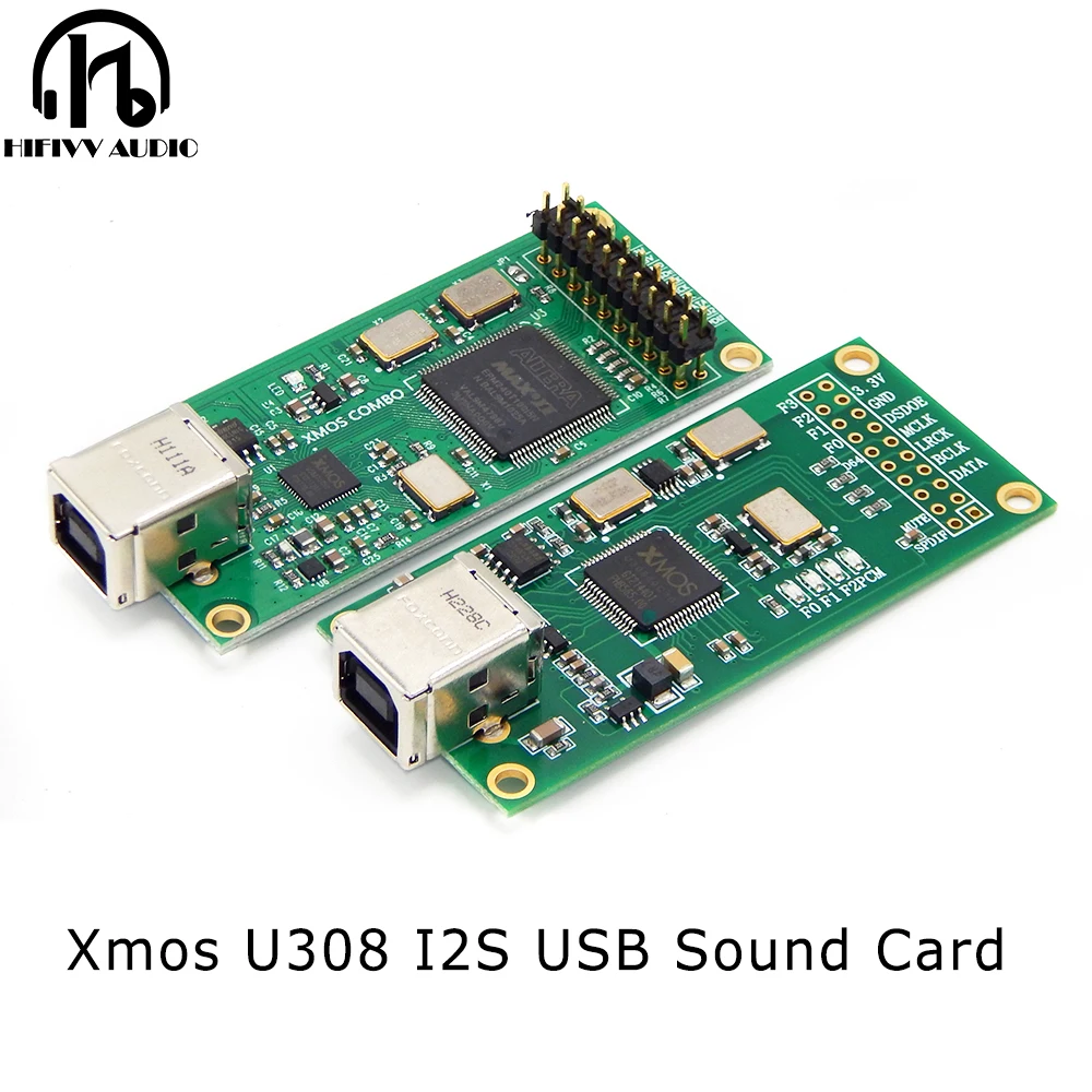 Знаменца Аудио HI FI USB КПР Звукова Карта XMOS XU308 Усилвател САМ Декодиране USB КЪМ I2S Цифров Интерфейс съвет 384 khz/32 bit DSD256