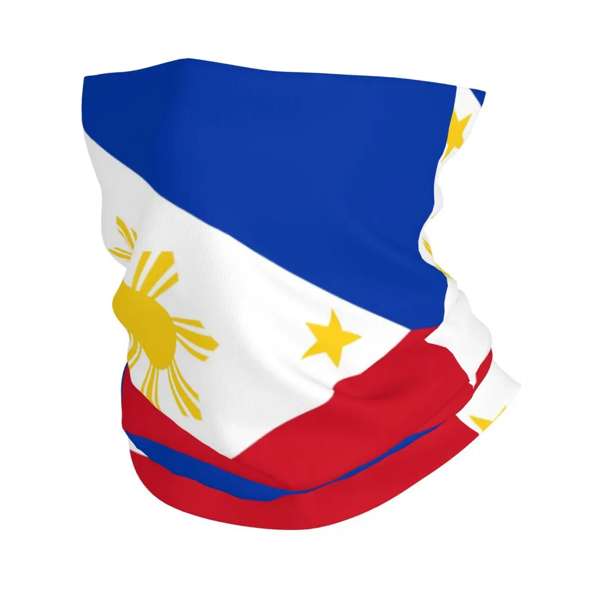 Кърпа с флага на Филипините, гетра със защита от ултравиолетови лъчи, шал за лице, дамски мъжки превръзка на главата, балаклава-тръба
