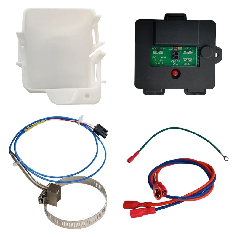 Предотвратяване на запалване Защита на хладилника с помощта на сензор за прегряване Комплект за управление на Tempeture Монитор за модели 2118 1210 Лесна инсталация
