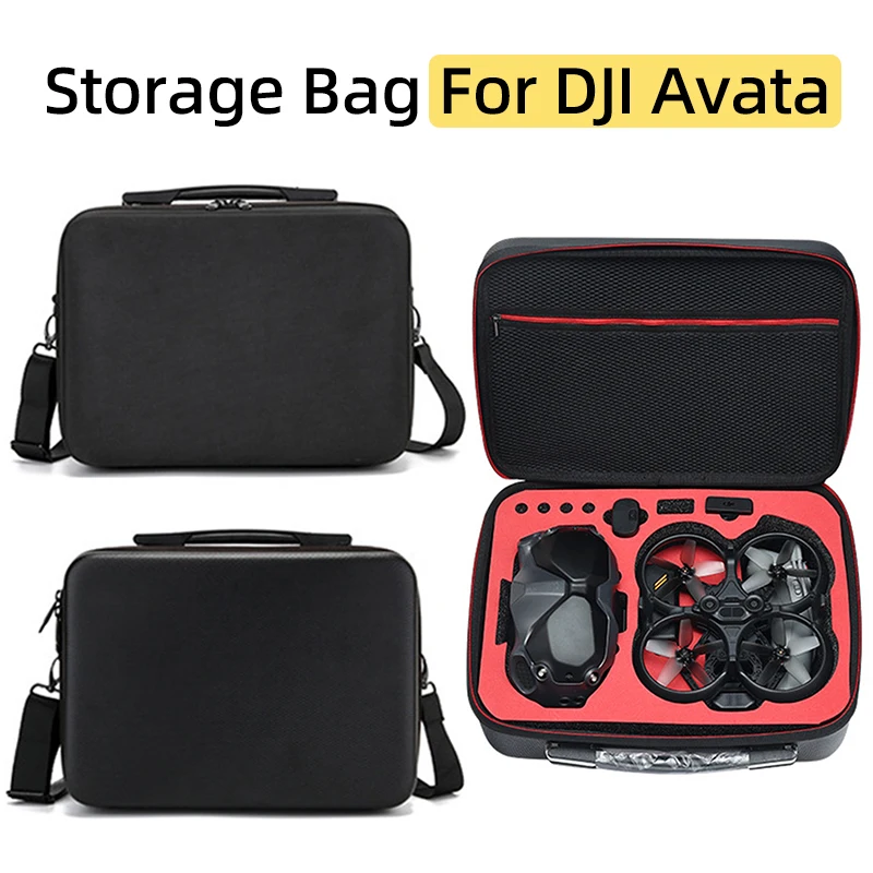 За DJI Avata Drone зареден очила 2 /V2 Летателни очила Чанта за съхранение Чанта Преносима чанта през рамо Калъф за носене на Защитна кутия за Аксесоари