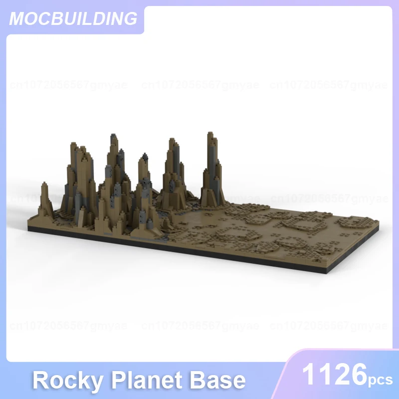 Базовият модел на Rocky Planet градивните елементи на MOC САМ Assembly Bricks Архитектура Образователен Творчески Дисплей Играчки, Подаръци 1126ШТ