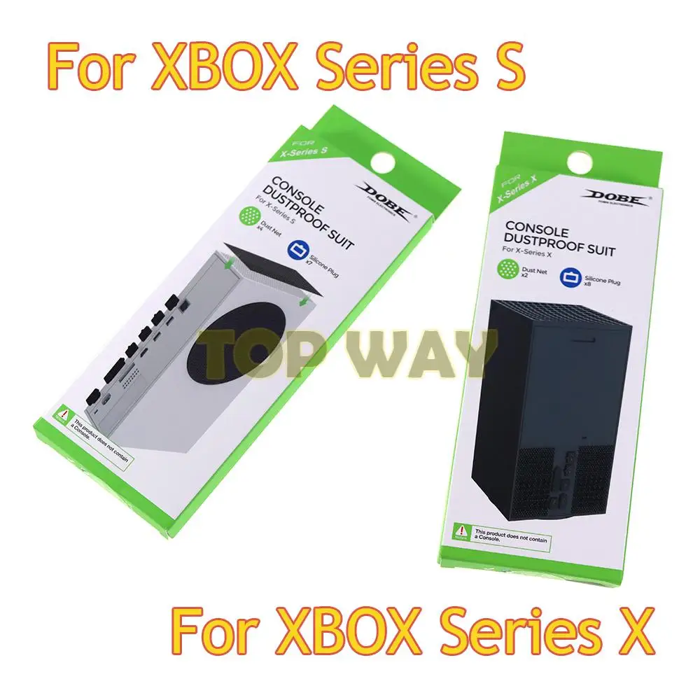 1 комплект пылезащитного своята практика Game Host за игралната конзола Xbox серия S X, Прахоустойчив, текстилен калъф, държач за слушалки, филтър за прах