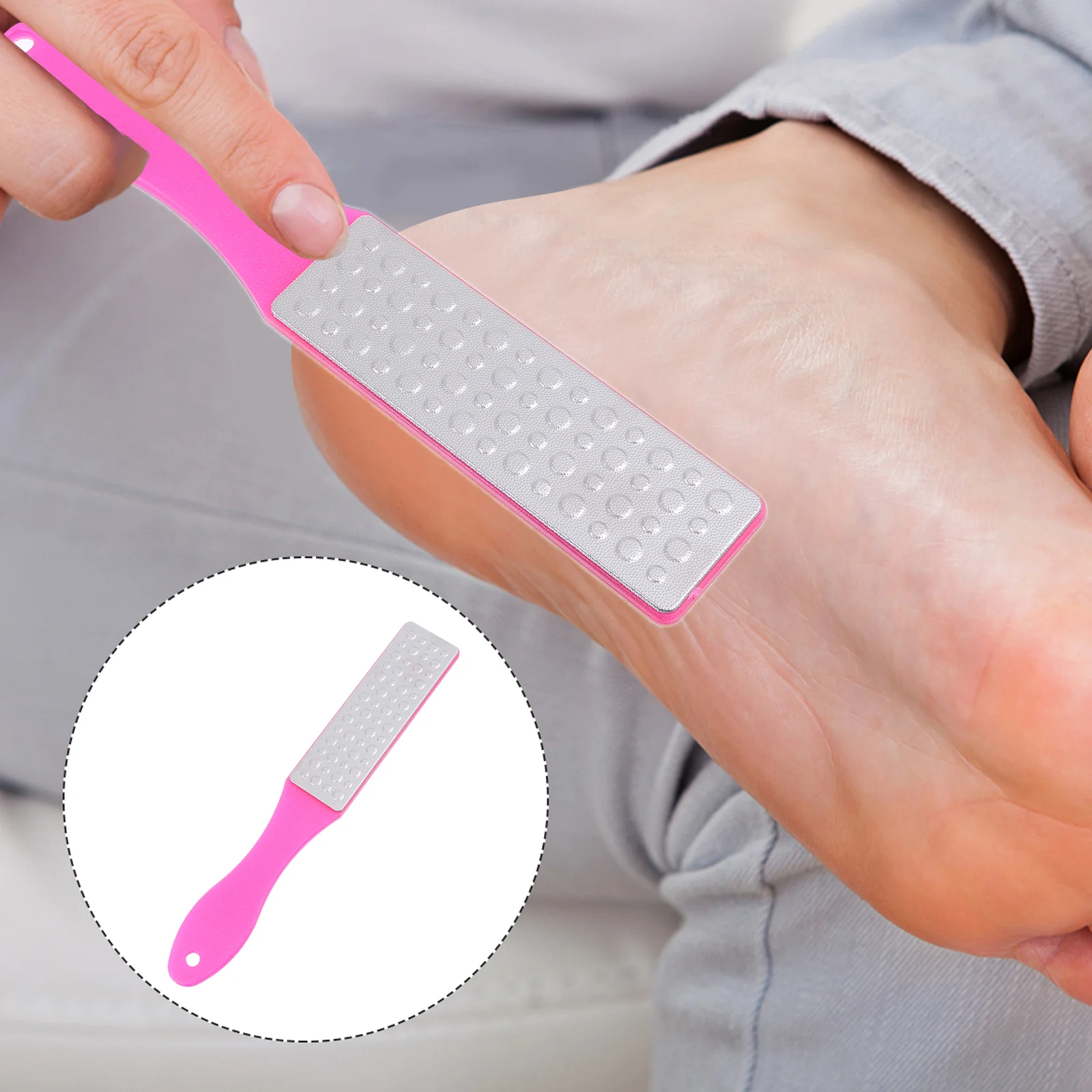 1 бр. полезна двустранен пилка за краката, професионален инструмент за източване на ножных плочи