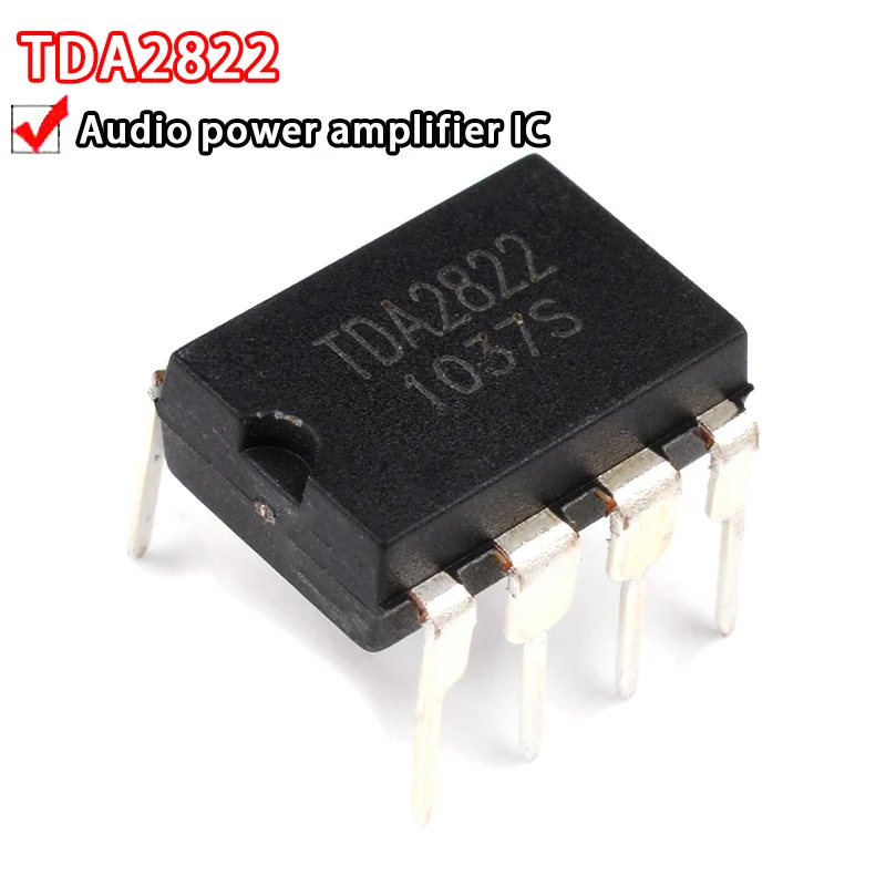 10ШТ TDA2822M TDA2822 усилвател на мощност на звука IC вграден DIP-8 чип