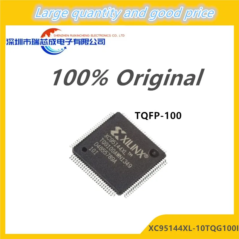 100% Оригинални XC95144XL-10TQG100I TQFP-100 на Чип за програмируеми логически устройства IC