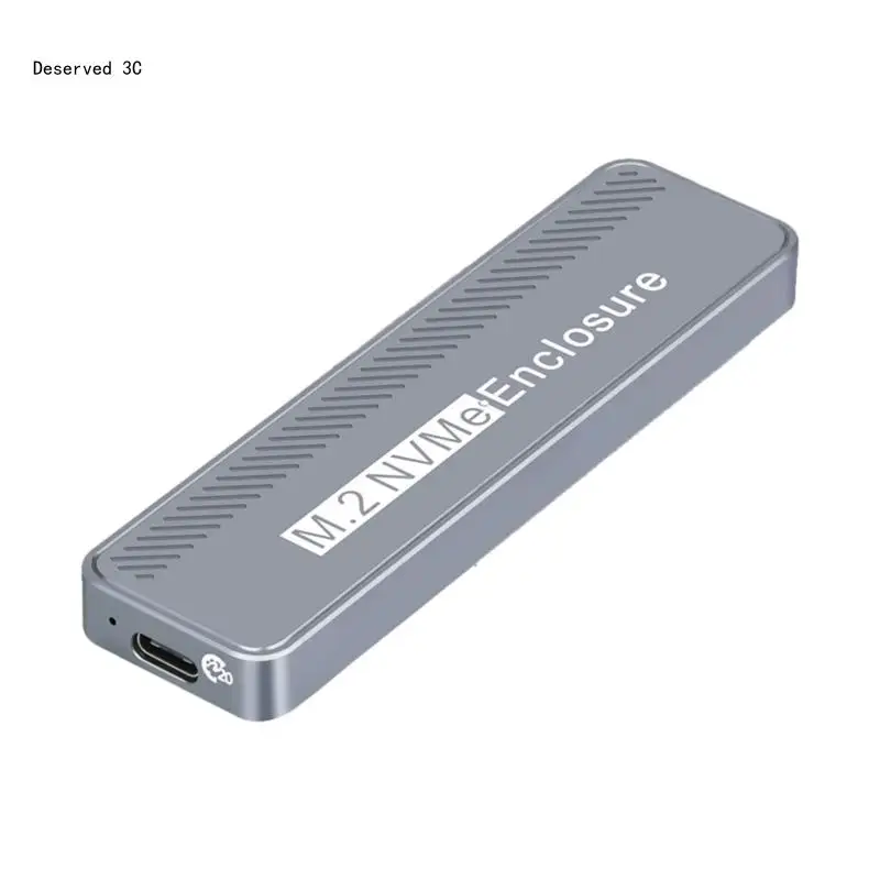 R9CB Ефективен Външен твърд диск M. 2 NVMe Корпус USB3.2 GEN2x2 20 gbps, с бърз пренос на SSD Корпус От алуминиева сплав Външна КУТИЯ