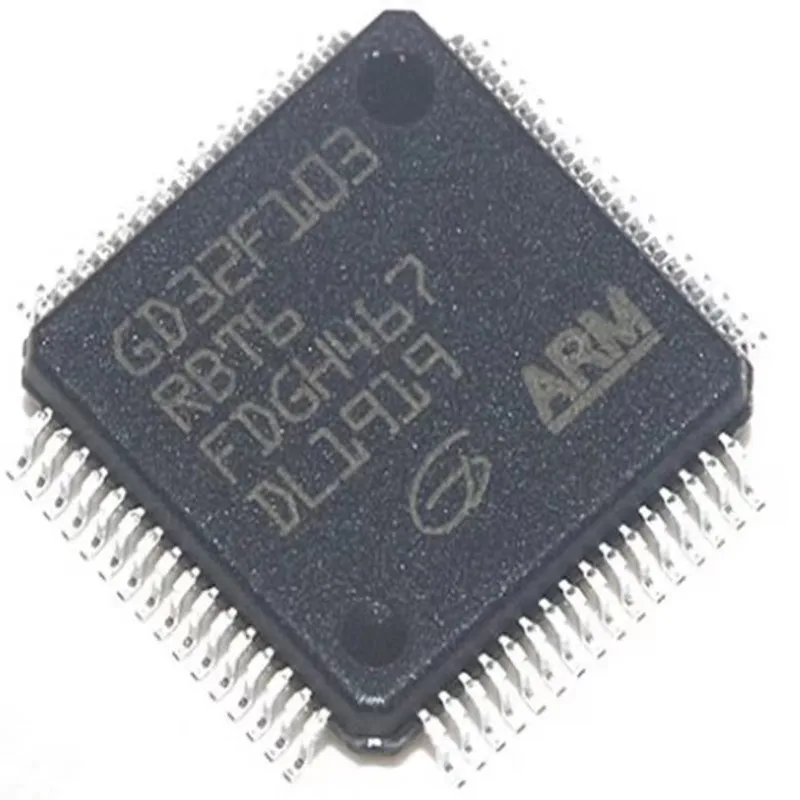 1 бр./лот Нов оригинален пакет GD32F103RBT6 LQFP-64 нов оригинален оригинален чип за IC на микроконтролера