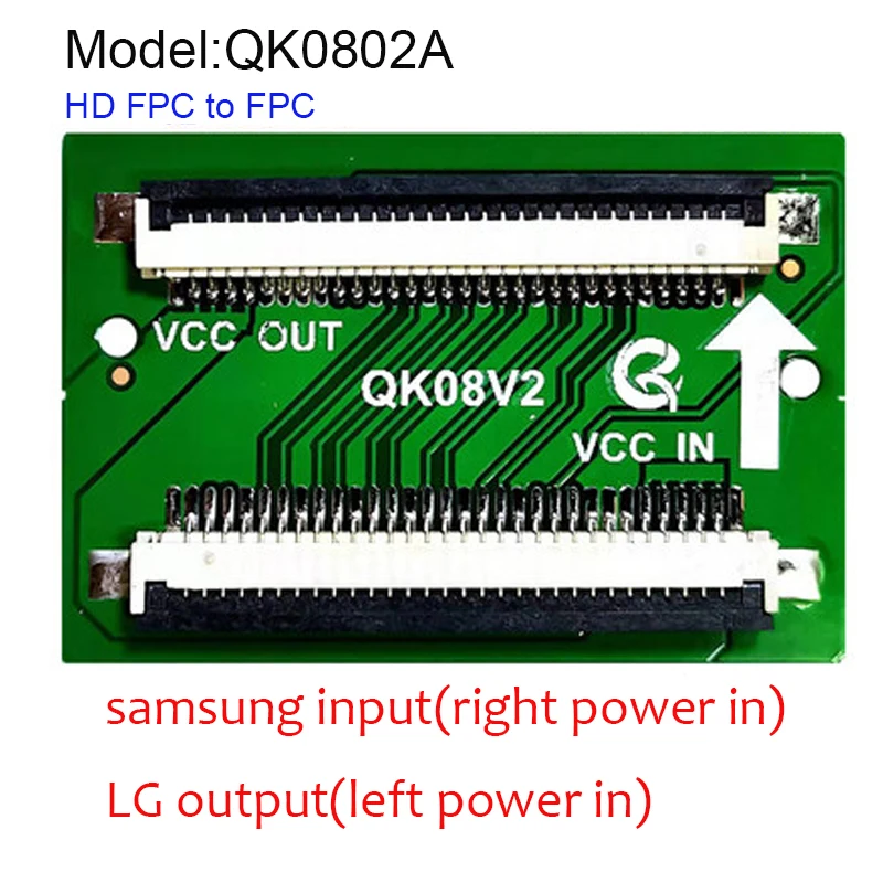 На 30-пинов адаптер за свързване на такси на завоя спк стартира строителни към спк стартира строителни lvds към интерфейса на екрана спк стартира строителни 1366x768 QK0801A QK0802A QK0801B QK0802B