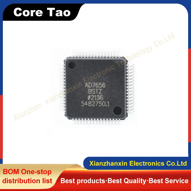 1 бр./лот AD7656BSTZ, чип аналогово-цифров преобразувател AD7656 QFP64 IC в наличност
