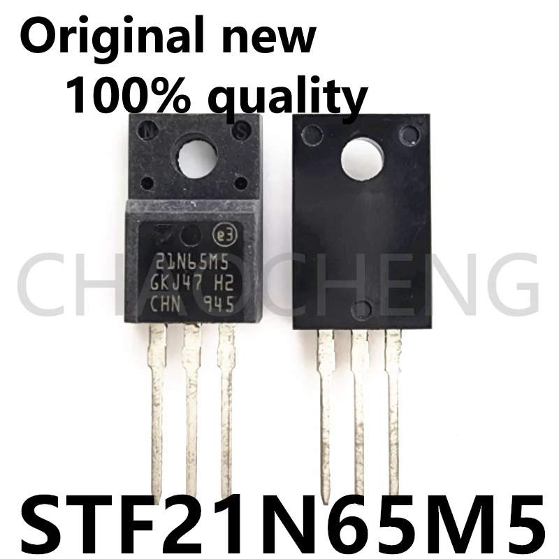 (2-5 броя), 100% нов чипсет STF21N65M5 to-220f