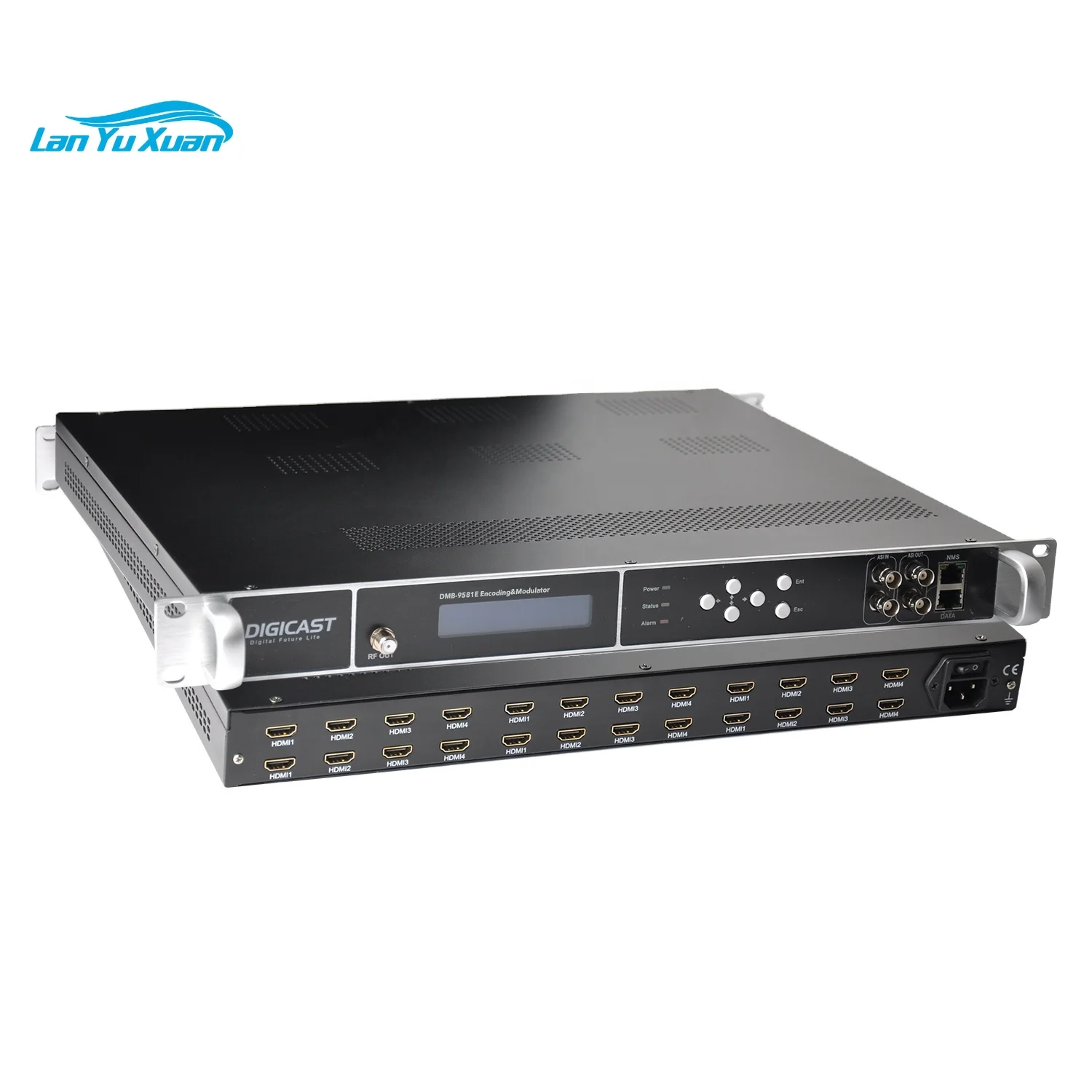 Модулатор 16-канален видео и аудио HD MI до DVB C на основното устройство телевизия