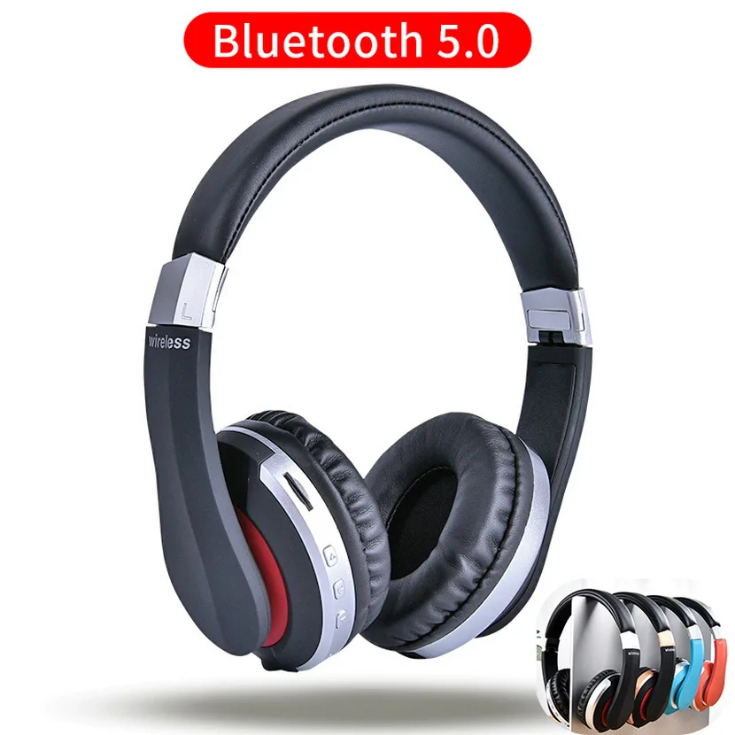Безжични слушалки MH7 Bluetooth слушалка Сгъваеми стерео слушалки за игри с поддръжка на микрофона
