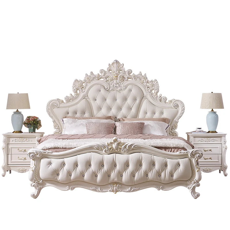 Европейската легло с двойно легло в основната спалня и 1,8 м, луксозна европейска принцеса, френска лукс