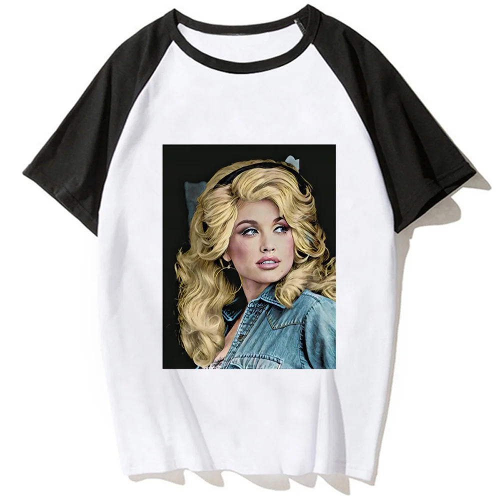 Женска тениска Dolly Parton с комиксами Y2K, летен топ, графична дрехи от комикси и манга серии за момичета