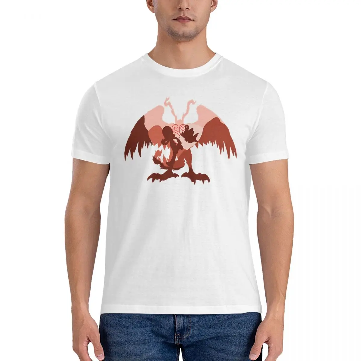 Мъжки t-shirt Sees It, модна тениска от чист памук с къс ръкав, тениска Digimon Monster кръгъл отвор, идея за подарък за дрехи