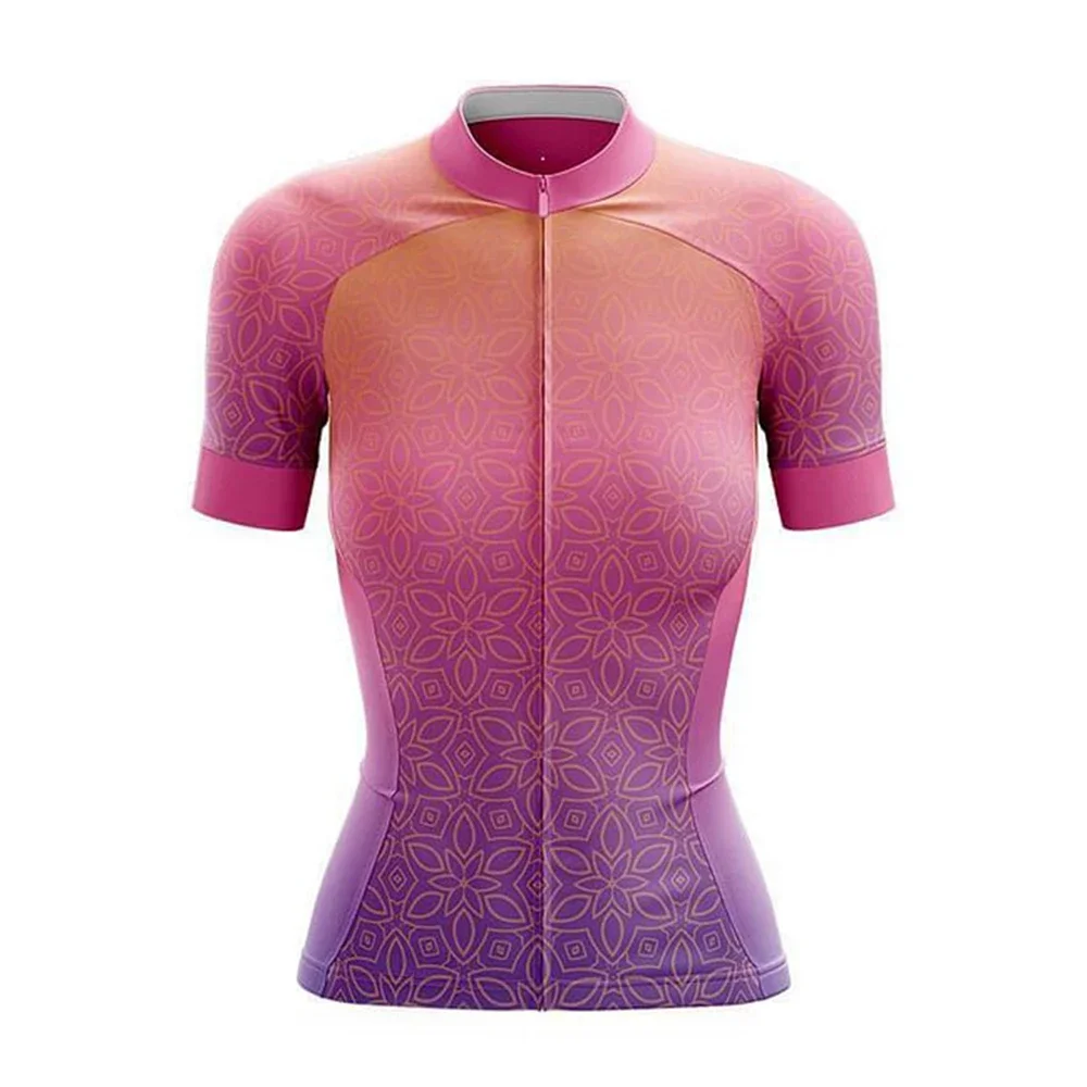 Дамски велосипедна фланелка с наклон, велосипедна риза с къс ръкав, велосипедна дрехи, дрехи за планински пътища, дрехи за велосипедни състезания, дрехи за МТБ