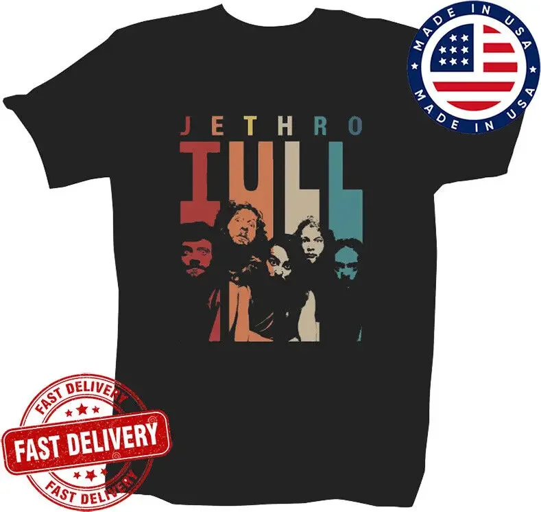 Реколта тениска Jethro Tull в ретро стил, тениска Jethro Tull, подарък тениска за вас и баща...