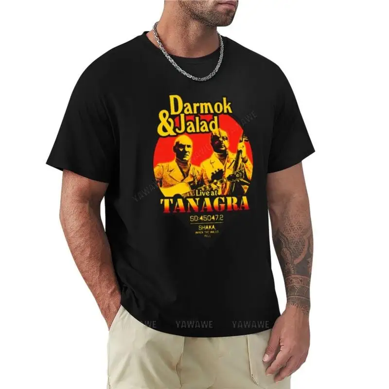 нова черна мъжка тениска Darmok and Jalad at Tanagra Essential, тениски по поръчка, тениска за момче тениска с аниме, мъжки