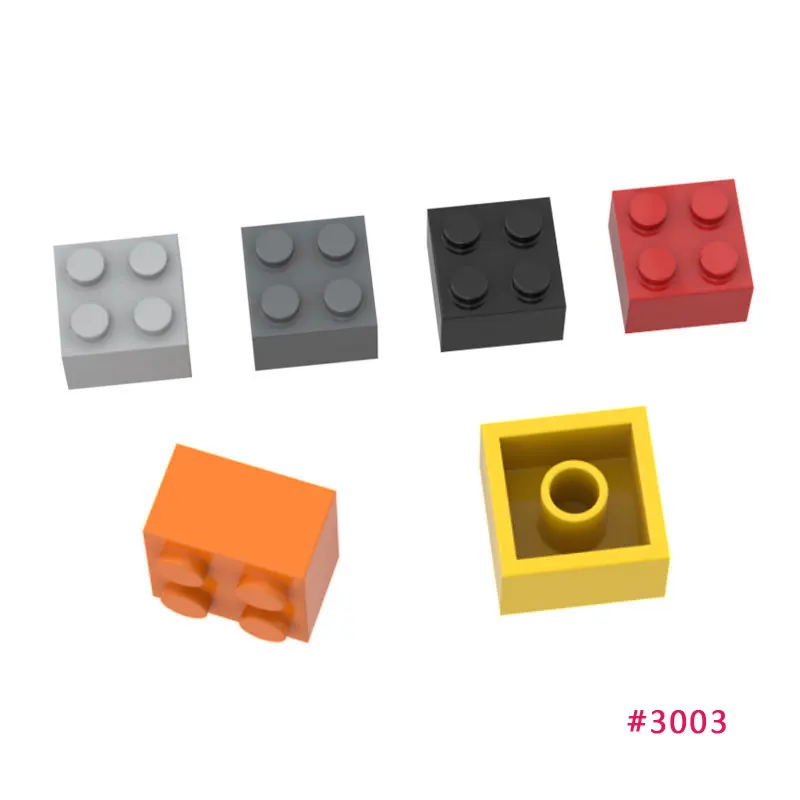 80шт Малки Строителни Блокове с Дебелина 2x2 Гледна Фигурки Тухли Учебното Творчески Размер Съвместими с Lego САМ Toys Accessorie3003