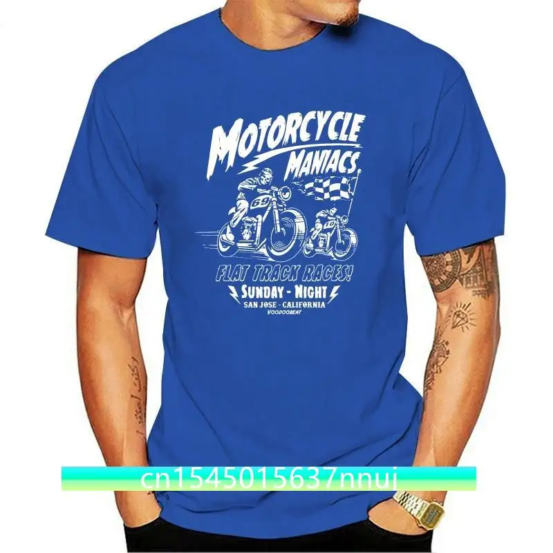 Нова мода 2021 Г., е Мъжка Тениска от 100% Памук, Произведени По Поръчка Мотоциклетни Маниаци, Готини Тениски, Най-Продаваните Проекти За Мъже