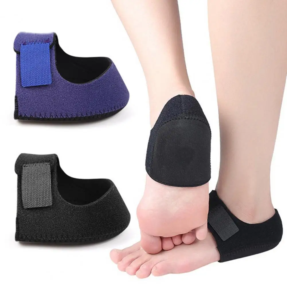 2 чифта гелевых пета факт Облекчаване на болка и дискомфорт при ходене, регулируеми удобни чорапи за петата, комплект унисекс