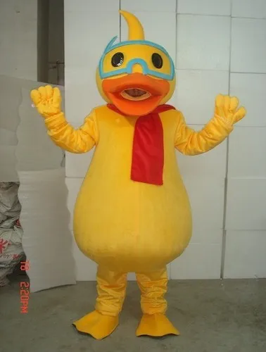 Нова Възрастен Гореща Разпродажба Пяна Сладко Смешни Duck да се носят Необичайни Cartoony Талисман Костюм Плюшено Коледно Карнавалните Костюми За Хелоуин Костюм Талисман