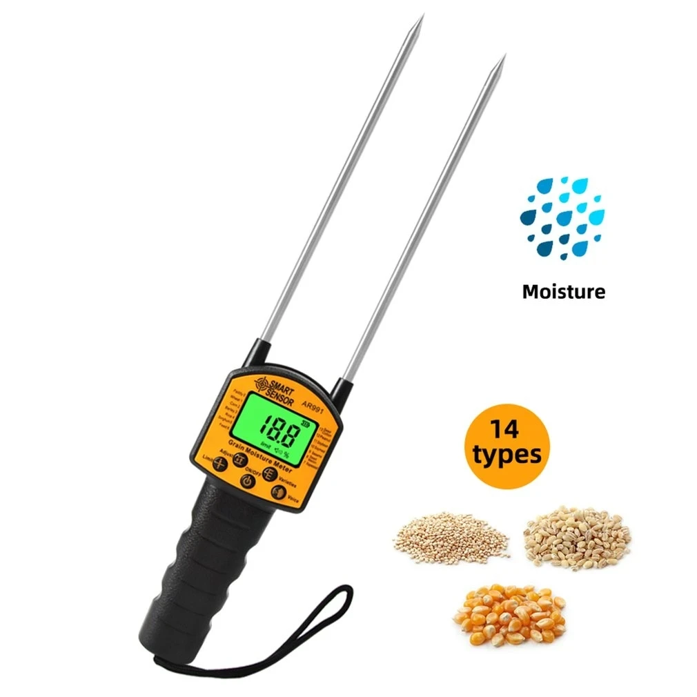 Цената на цифров анализатор на влага AR991 с измерителем влажност ориз-сурови