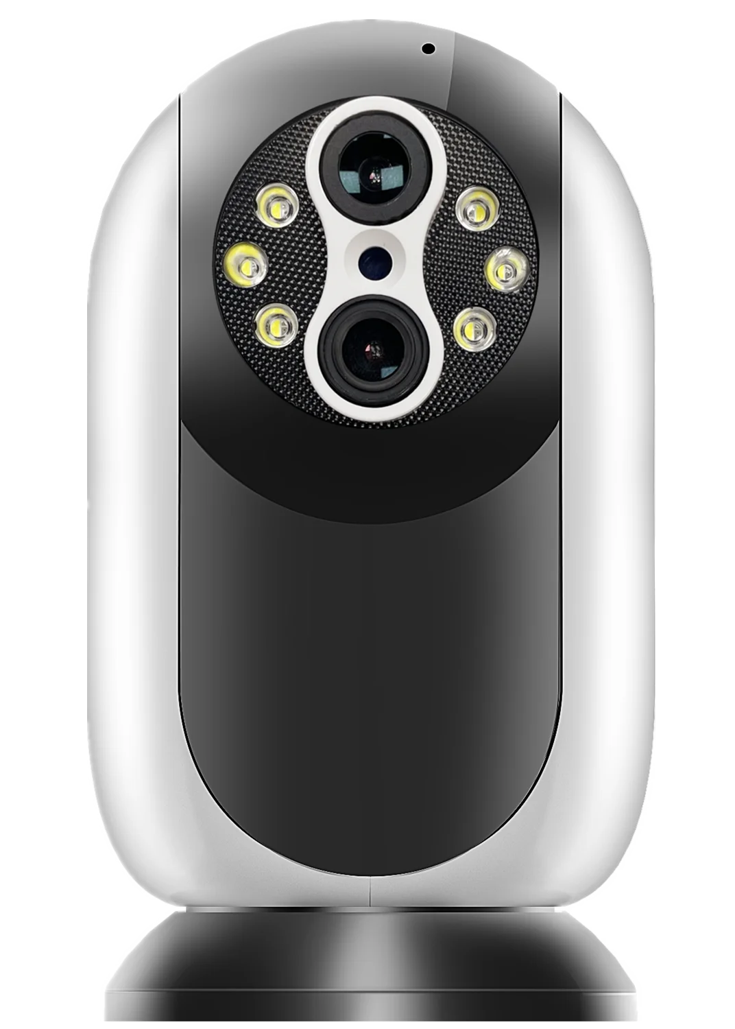 2MP 1080P 390Eyes 15-кратно увеличение, Двухобъективная пълноцветен Безжична WIFI IP камера, за откриване на хуманоиди с изкуствен интелект, Домашна охрана, видеонаблюдение, следи бебето.