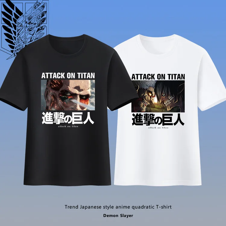 Тениска Attack On Титан С Аниме Levi Акерман Константин Jaeger, Женски Мъжки Двойки, Студентски Памучни Блузи с къс ръкав