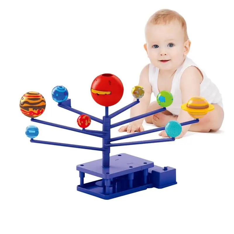 Играчки на Слънчевата система, въртяща се планета, Планетарная модел на Слънчевата система, Проектор Девет планети, играчки за взаимодействие на родители и деца