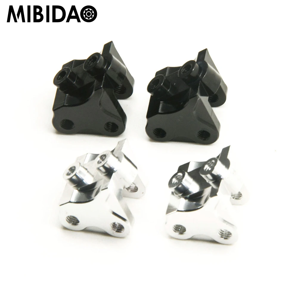 MIBIDAO 2 елемента Закрепване на амортисьора от метална сплав за Axial SCX10 II 90046 1/10 резервни Части за обновяване на модели радиоуправляемого писта на автомобила