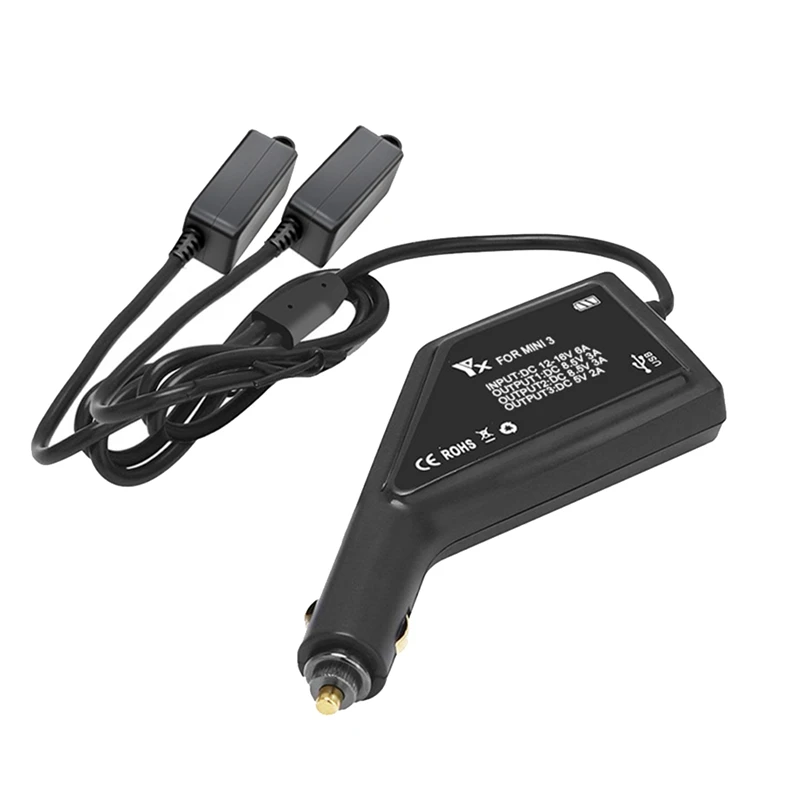 Зарядно устройство YX 3 In1 за Mini Pro 3 Бързо зареждане на USB Двоен адаптер за зарядно устройство и Аксесоари за радиоуправляемого контролер