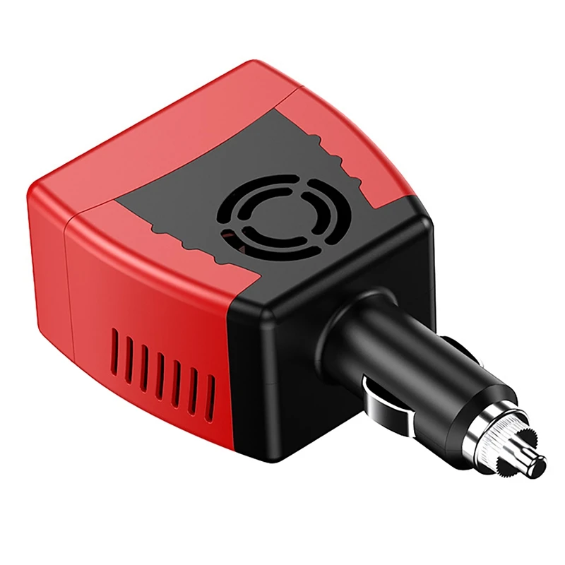 Инвертор Мощност 150 W С USB Порта За Зареждане 2.1 A Преобразувател на Мощност За Кола